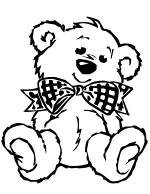 Coloring Pages of Teddy Bear for Toddlers – 15sf4