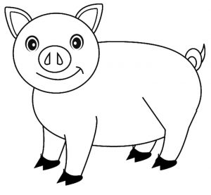 Cute Pig Coloring Pages – 84b91