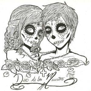 Day of the Dead Coloring Pages Online Printable – 85194