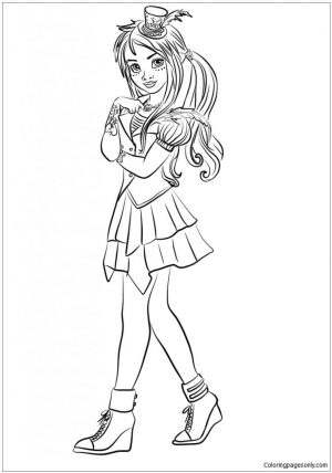 Descendants Coloring Pages to Print frd2