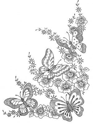 Difficult Butterfly Coloring Pages for Adults – fgt67