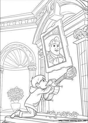 Disney Coco Coloring Pages Free Coco asking help from Ernesto