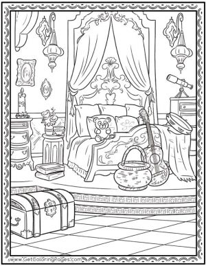 Disney Elena of Avalor Coloring Page Princess Bedroom