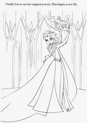 Disney Queen Elsa Coloring Pages Frozen – ABXT18