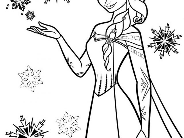 Get This Disney Snow Queen Elsa Coloring Pages - 8CBS2