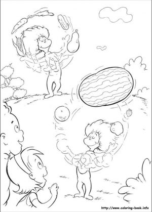 Dr. Seuss Cat In The Hat Coloring Pages 1iuh