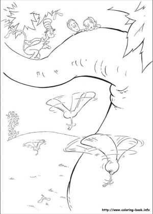 Dr. Seuss Cat In The Hat Coloring Pages 2trd
