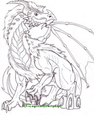 Dragon Coloring Pages for Adults Printable – u3c61