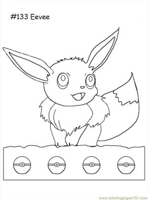 Eevee Coloring Pages 5da7