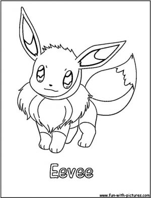 Eevee Coloring Pages Printable 0pd2