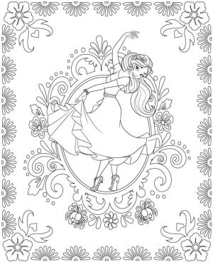 Elena of Avalor Coloring Page Printables Elena Can Dance Too