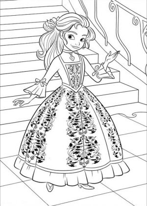 Elena of Avalor Coloring Pages Cute Little Isabel