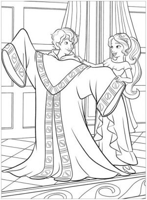 Elena of Avalor Coloring Pages Elena and Mateo
