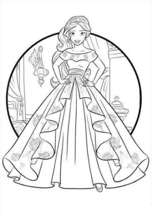 Elena of Avalor Coloring Sheet Elena Growing Up to Be a Great Princess