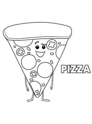 Emoji Movie Coloring Pages Printable Pizza