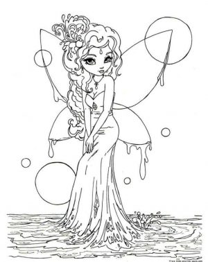 Fairy Coloring Pages to Print for Adults jhr4