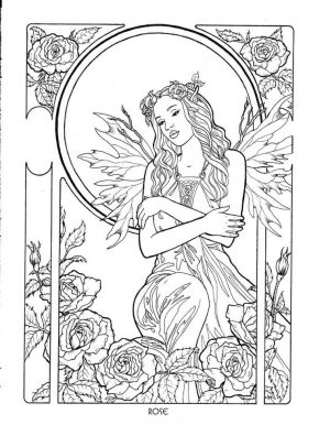 Fantasy Coloring Pages for Adults 8afw