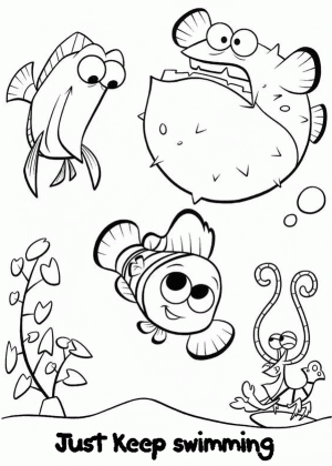 Finding Nemo Coloring Pages Free to Print – 09702