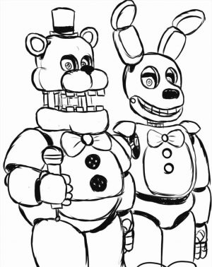 Five Nights at Freddys coloring pages baz3