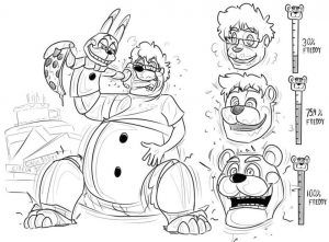 Five Nights at Freddys coloring pages printable dz53