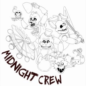 Five Nights at Freddys coloring pages uh74