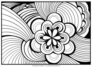 Flower Design Coloring Pages – 4cbtn