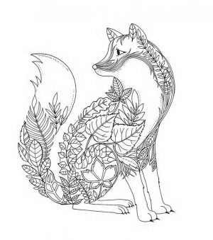 Fox Coloring Pages for Adults Free – 33vsg