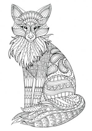 Fox Coloring Pages for Adults to print – 72bsh