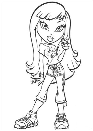 Free Bratz Coloring Pages to Print for Girls – 5sgw8