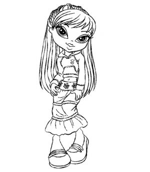Free Bratz Coloring Pages to Print for Girls – ig729