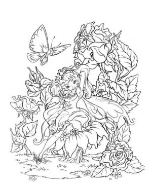 Free Fairy for Adults Coloring Pages 0gh2