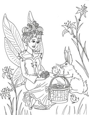 Free Fairy for Adults Coloring Pages 1yt7