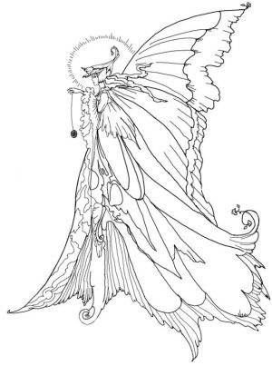 Free Fairy for Adults Coloring Pages 7js8