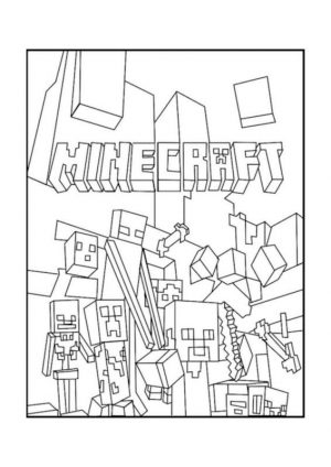 Free Minecraft Coloring Pages to Print 5pst