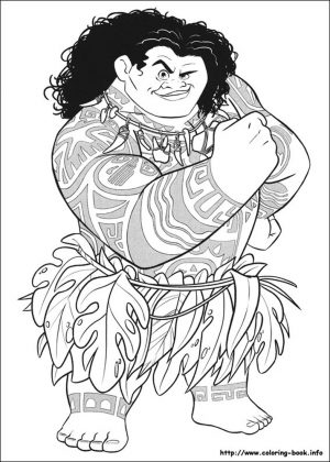 Free Moana Coloring Pages to Print – DH84L