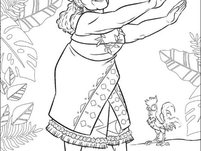 Lava Monster From Moana Coloring Coloring Pages