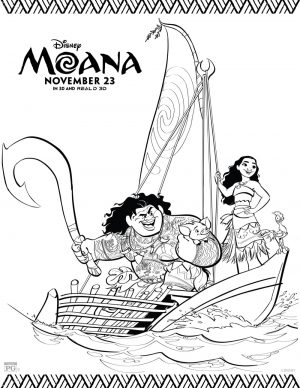 Free Moana Coloring Pages to Print – tt76z