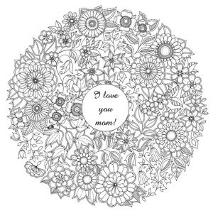 Free Mother’s Day Coloring Pages for Adults to Print Out – 21003