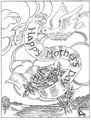Free Mother’s Day Coloring Pages for Adults to Print Out – 46031