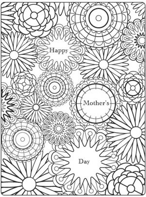 Free Mother’s Day Coloring Pages for Adults to Print Out – 56702