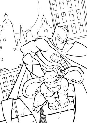 Free Printable Batman Coloring Pages DC Superhero – 45193