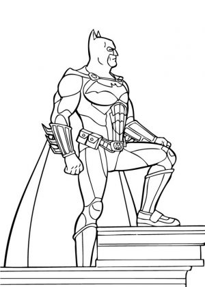 Free Printable Batman Coloring Pages DC Superhero – 95381
