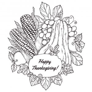 Free Thanksgiving Coloring Sheets for Adults Happy Thanksgiving Card Coloring Printable