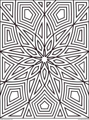 Geometric Design Coloring Pages – 89591