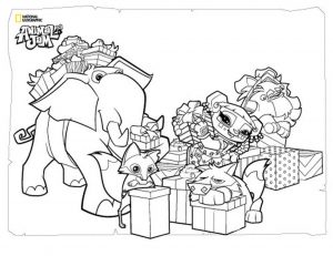 Gifts Animal Jam Coloring Pages Free 1gft