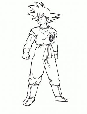 Goku Coloring Pages Online jkq6