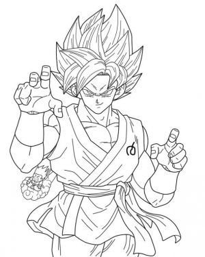 Goku Coloring Pages Online rtf5
