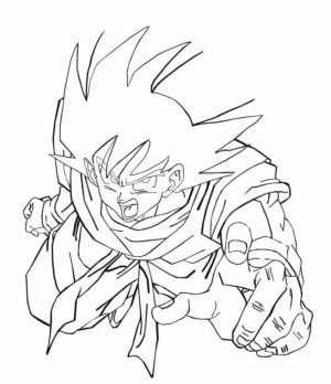 Goku Coloring Pages scr2