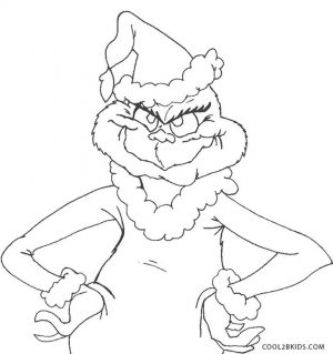 Grinch Coloring Pages Online Grinch not Happy with Anything