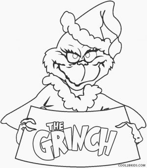 Grinch Coloring Pages Online I am the Grinch